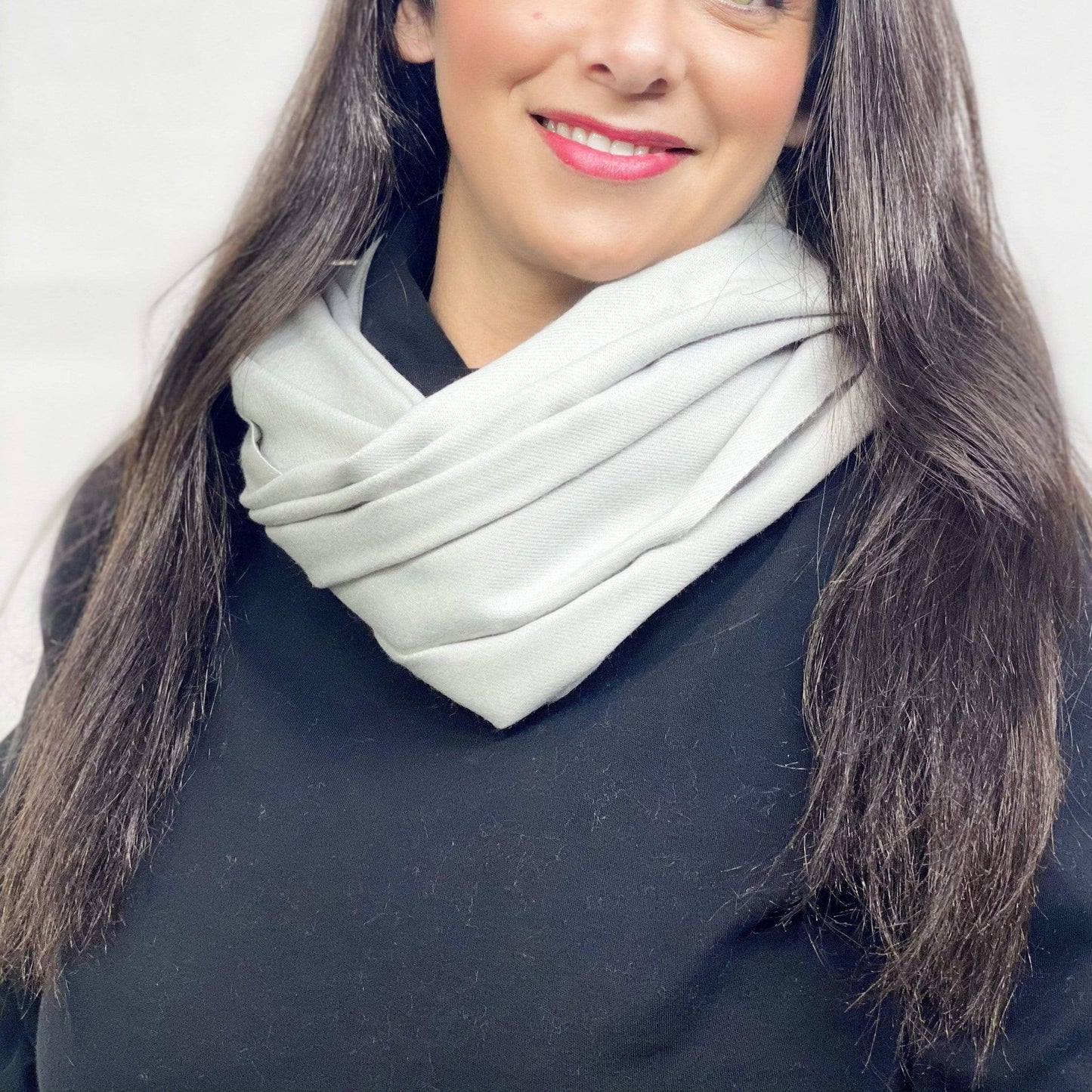 Ultra Soft Grey Cashmere Scarf / Wrap / Shawl / Cover  #CA8