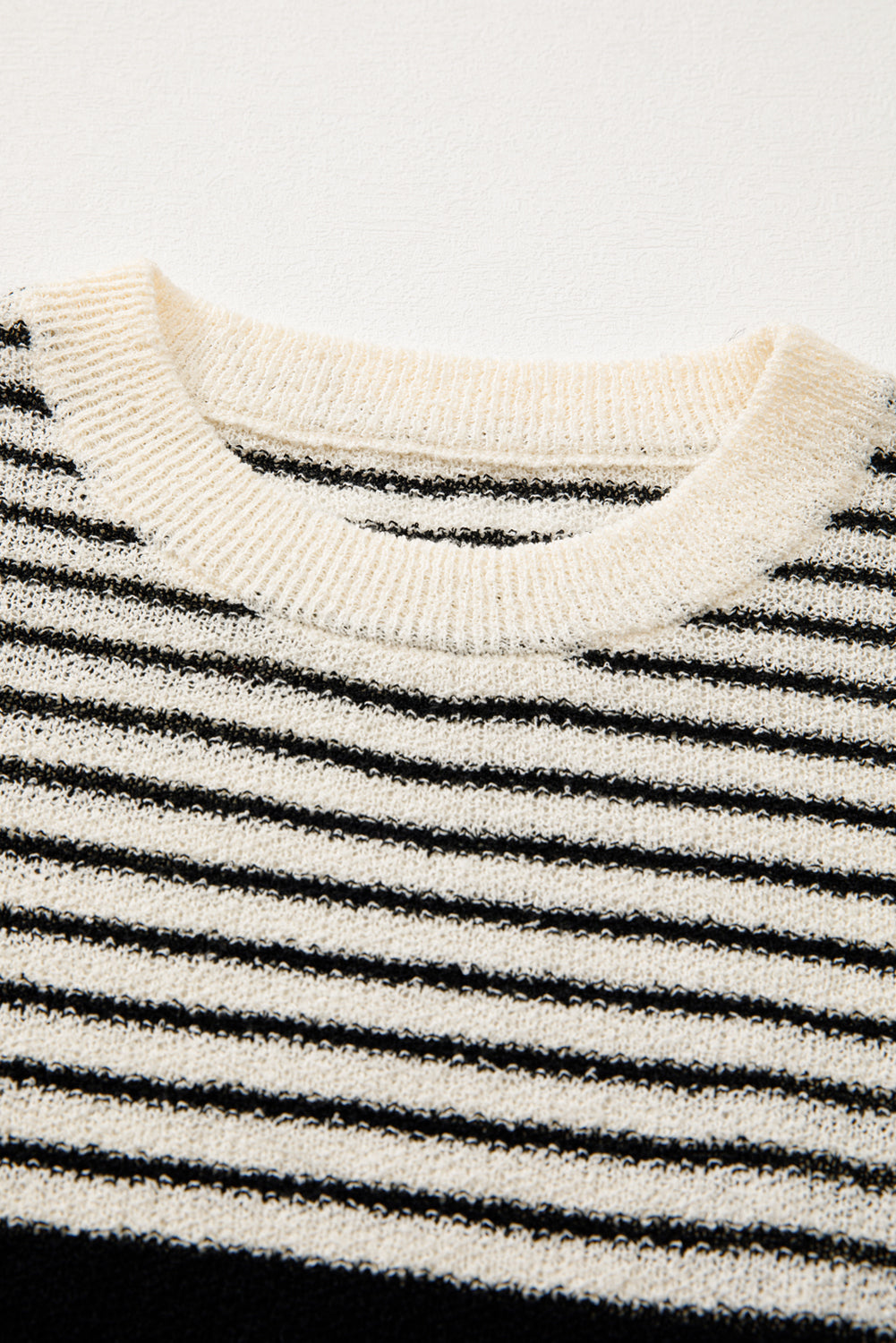 Sabrina Black Stripe Top