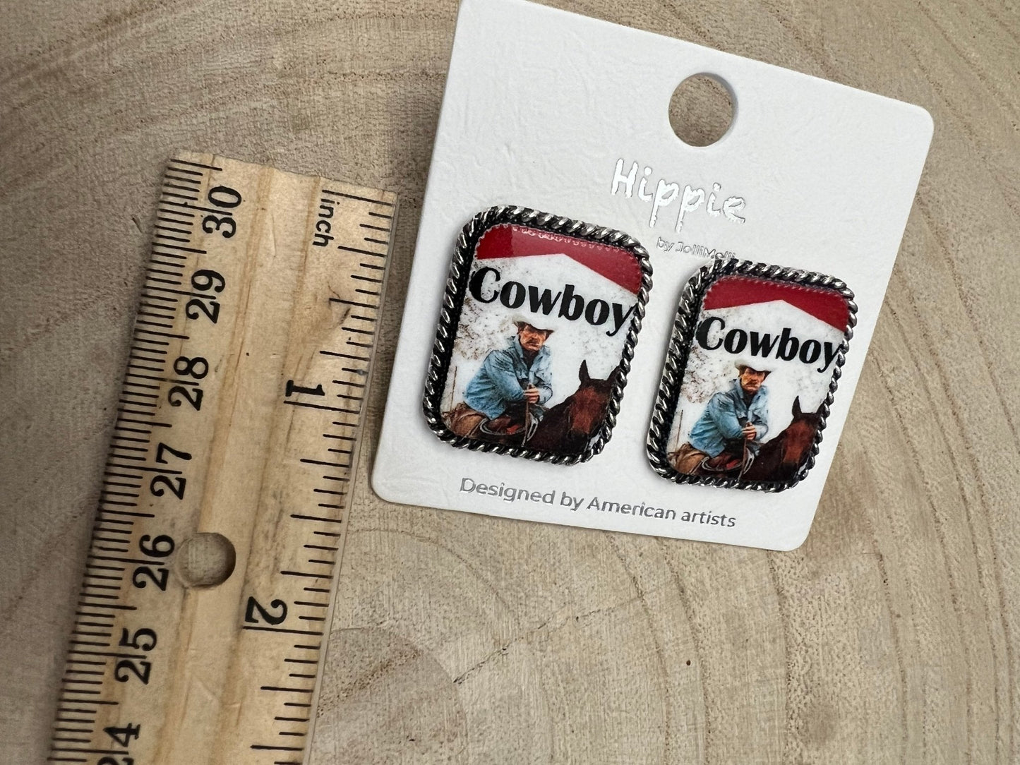 Cowboy Cigarette Fashion Earrings