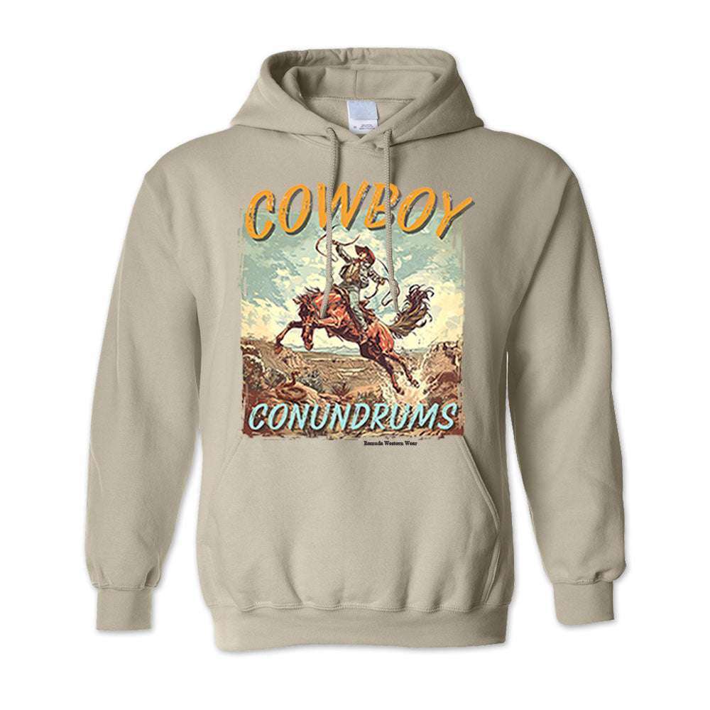 Cowboy Conundrums - Adult Unisex Western Pullover Hoodie