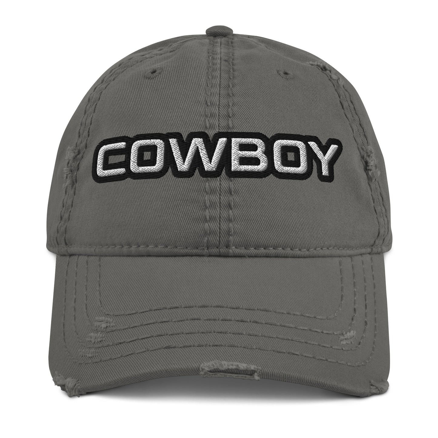 Cowboy Distressed Ball cap