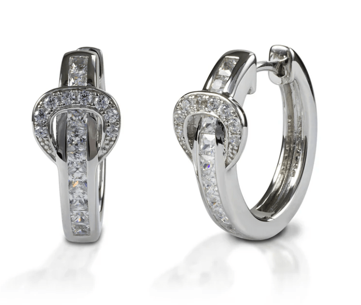 Cowgirl Luxe Buckle Hoop Earrings