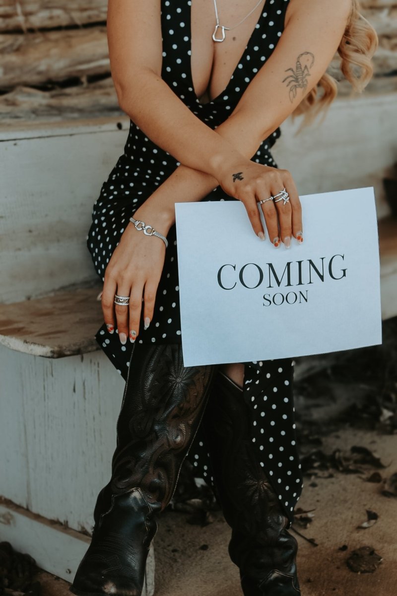 Cowgirl Luxe Clear Stone Barbed Wire Ring