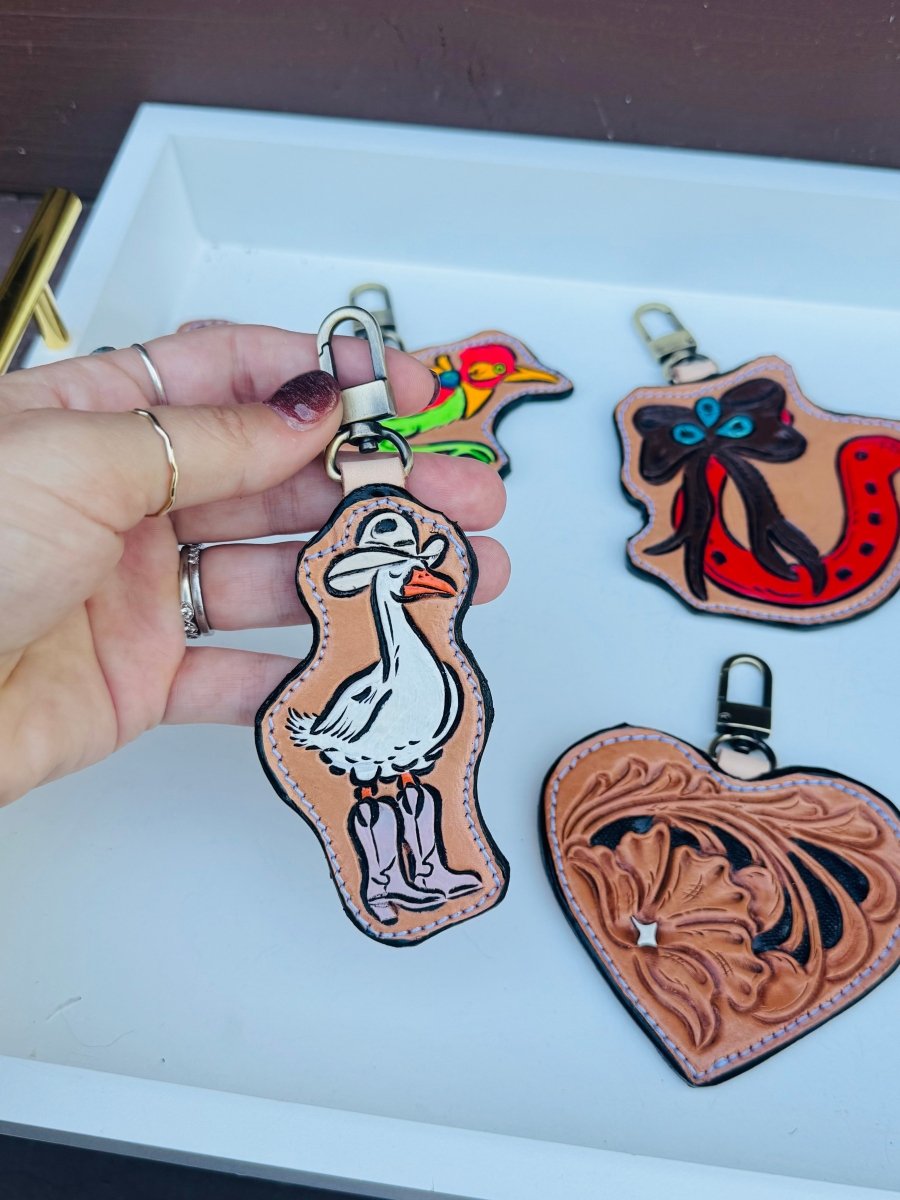 Cowgirl Purse Charm/Keychain