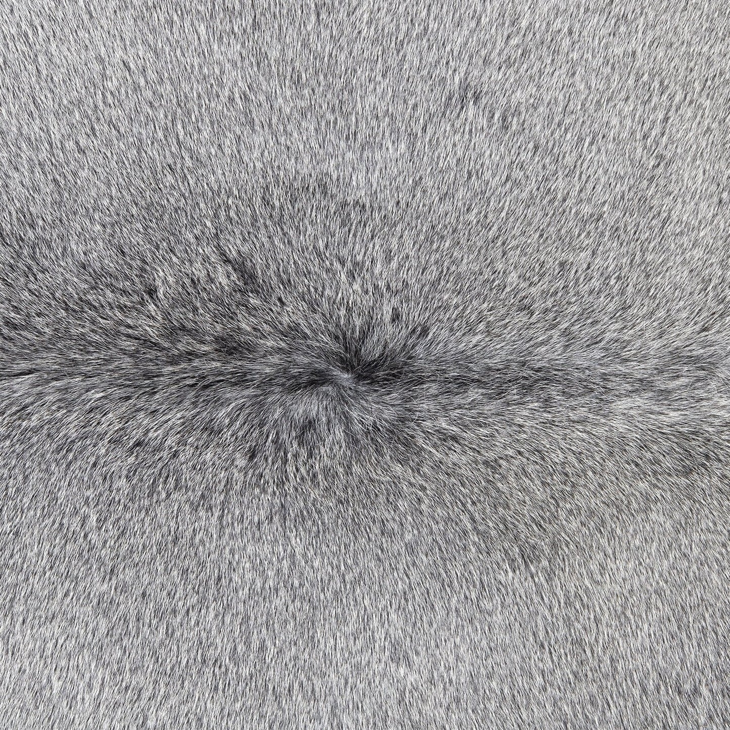 Grey Brazilian Cowhide Rug: XXL