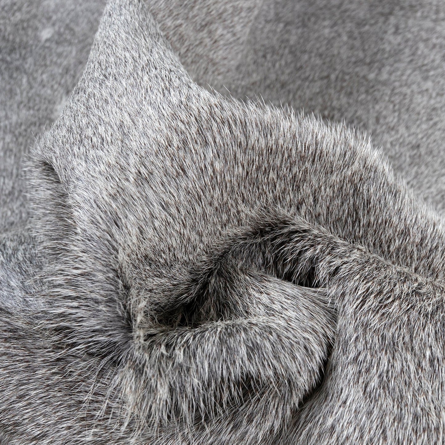 Grey Brazilian Cowhide Rug: LARGE