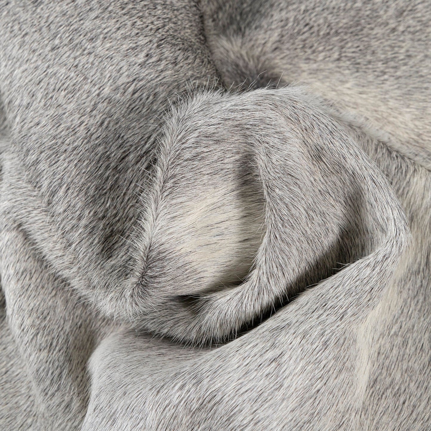 Grey Brazilian Cowhide Rug: LARGE