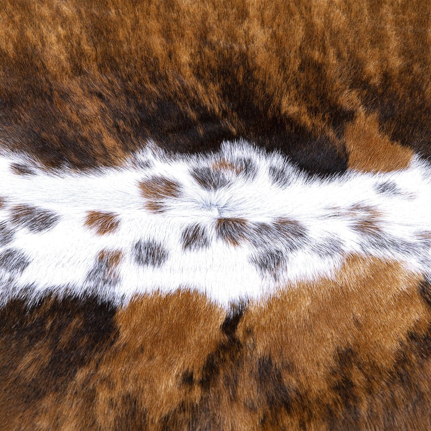 Tricolor Brazilian Cowhide Rug: XL