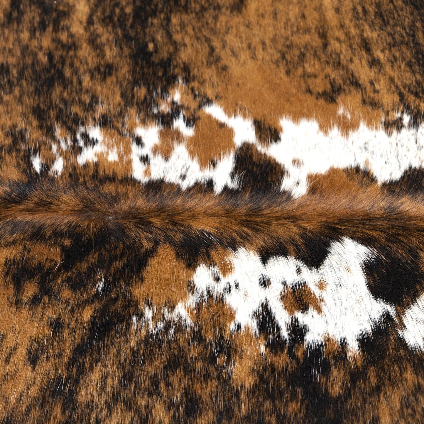 Tricolor Brazilian Cowhide Rug: XL