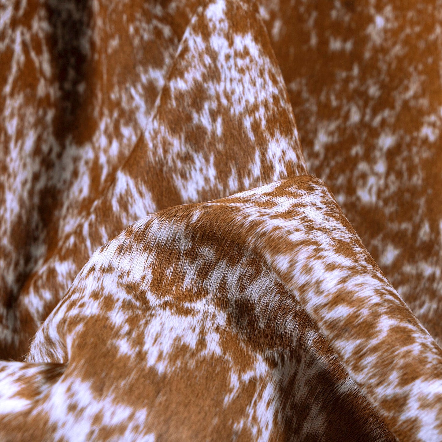 Salt and Pepper Brown Brazilian Cowhide Rug: LARGE