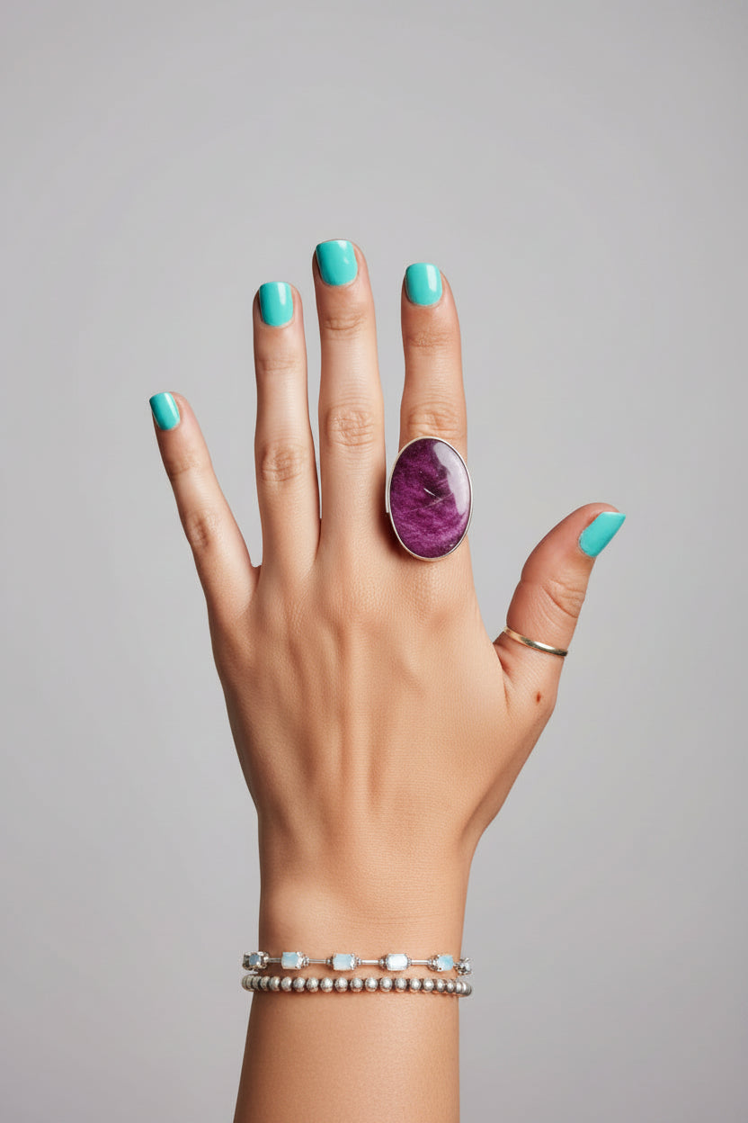 Custer Purple Spiny Oyster Ring
