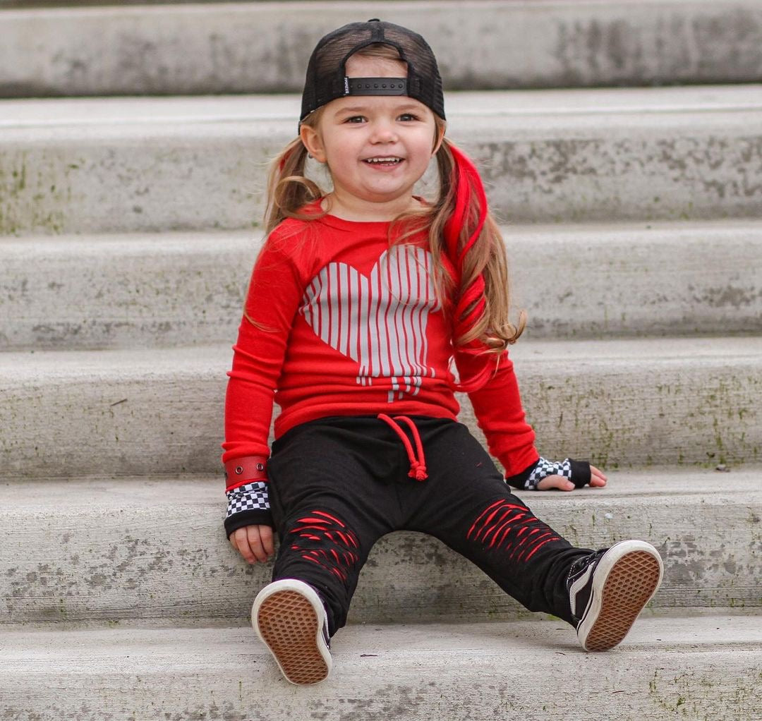 Diva Red Curls 6 Pack Clip-in Hair Extensions