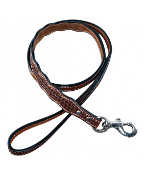 Medium Oil Leather leash 4' x 1" wide