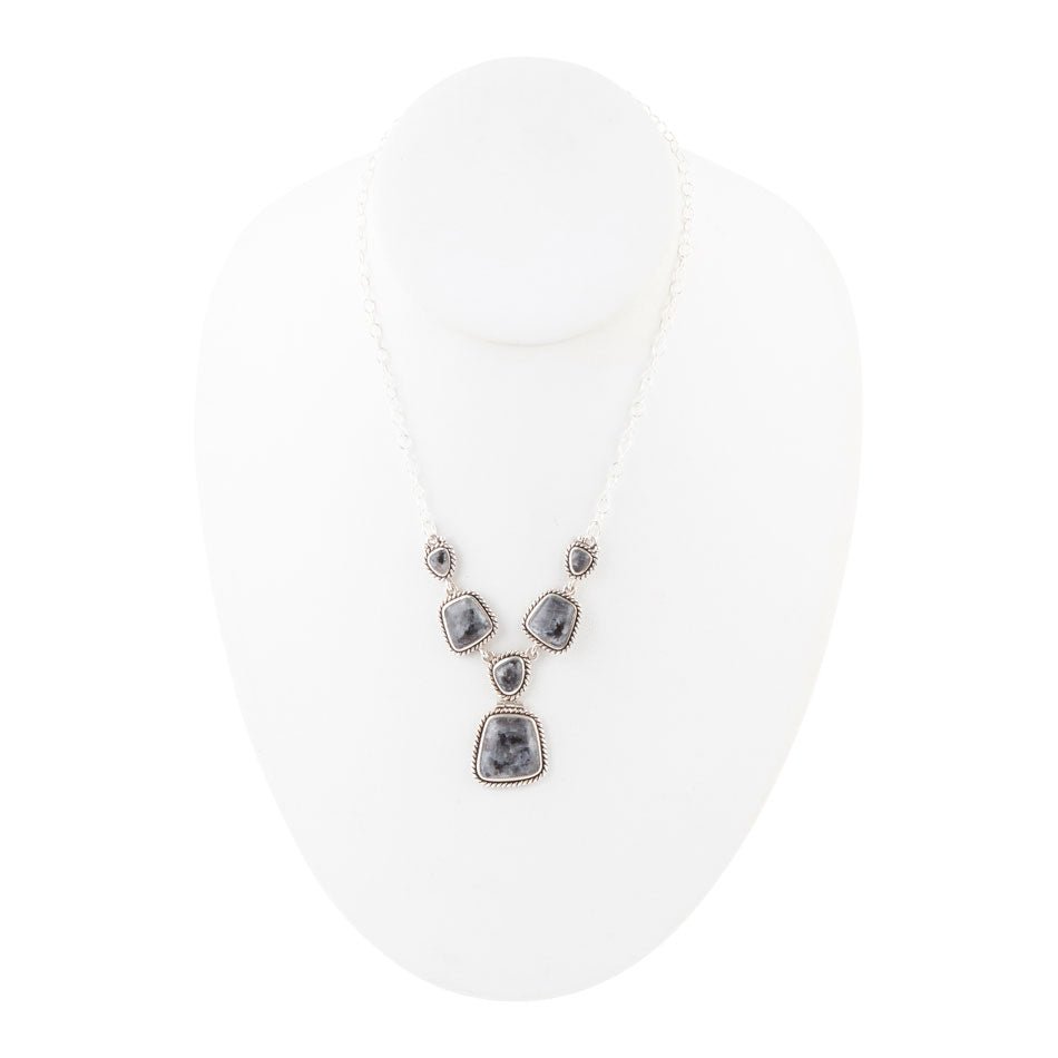 Earth and Sky Labradorite and Sterling Necklace
