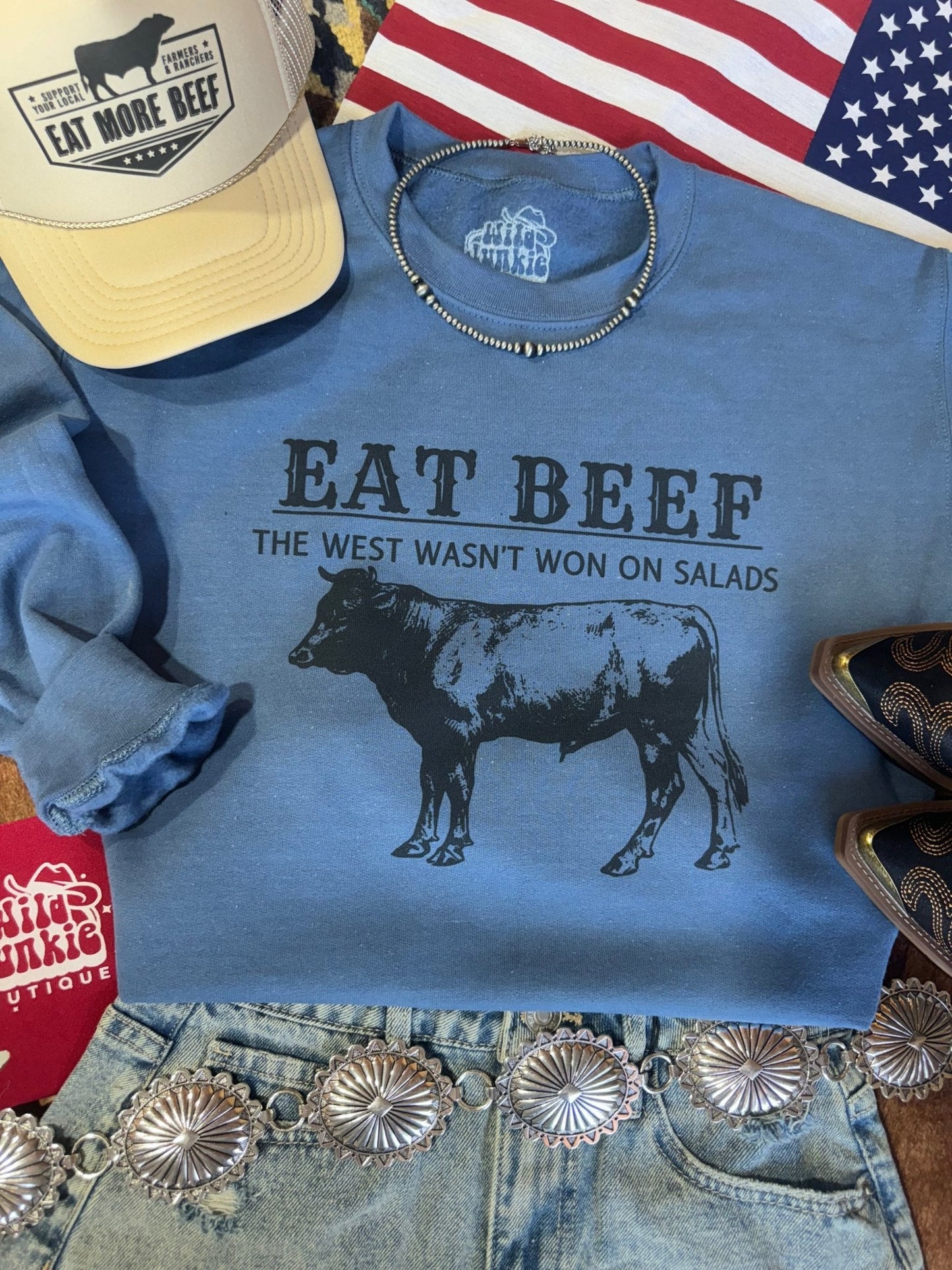 West Wasn't Won On Salad Graphic