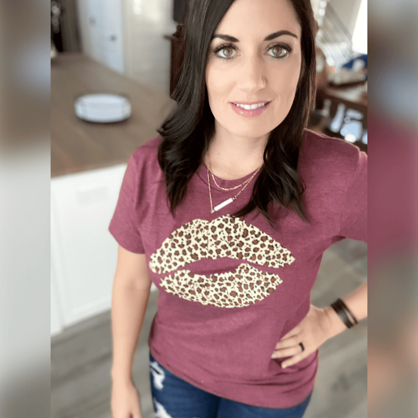Leopard Lips Soft Graphic Tee