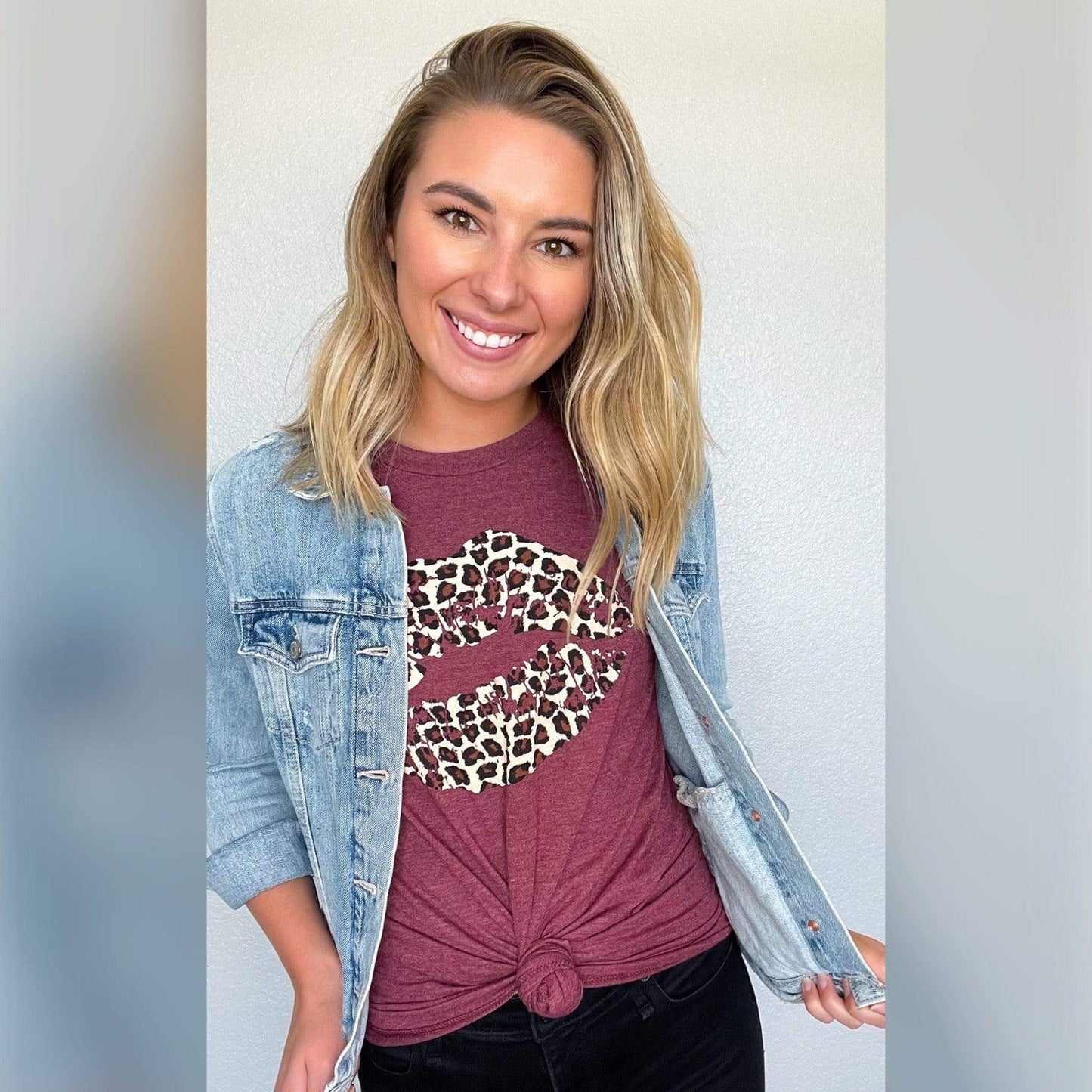 Leopard Lips Soft Graphic Tee