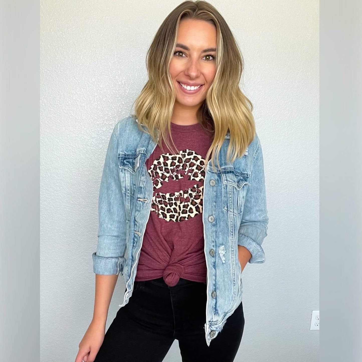Leopard Lips Soft Graphic Tee