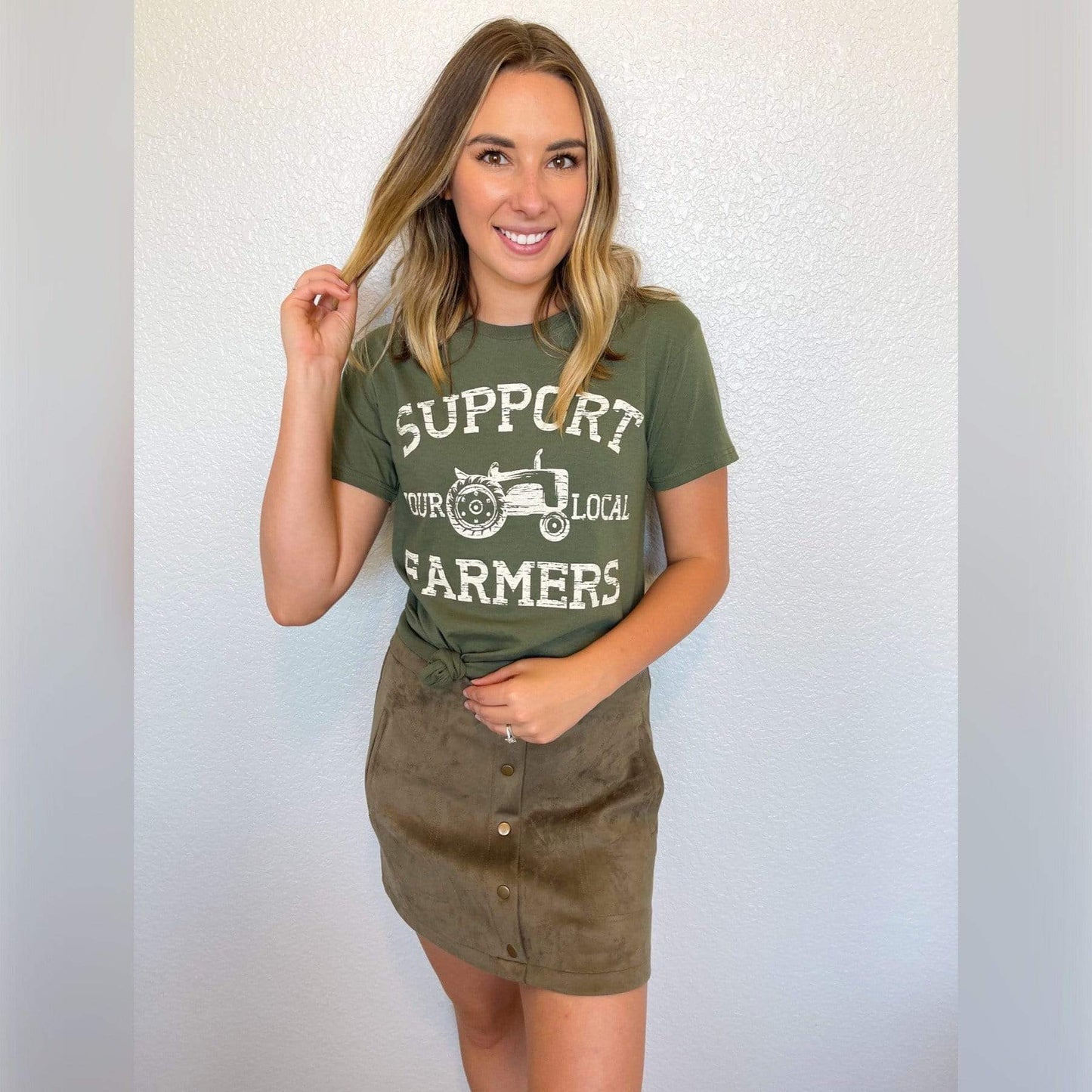 Support Your Local Farmers Graphic Tee