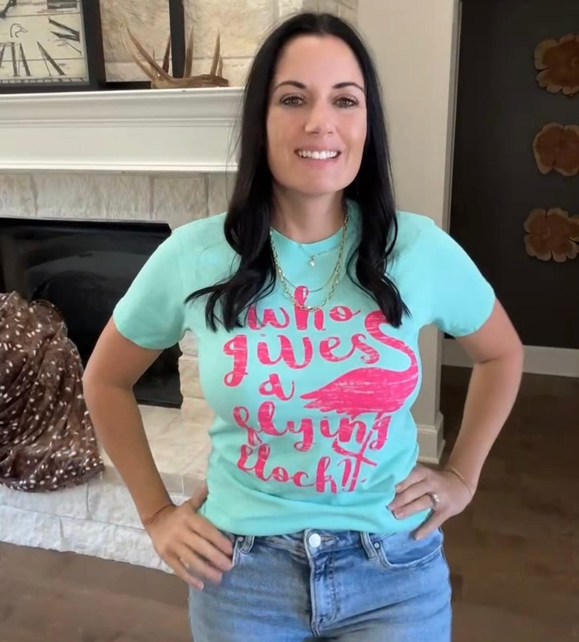 Who Gives A Flying Flock Graphic Tee