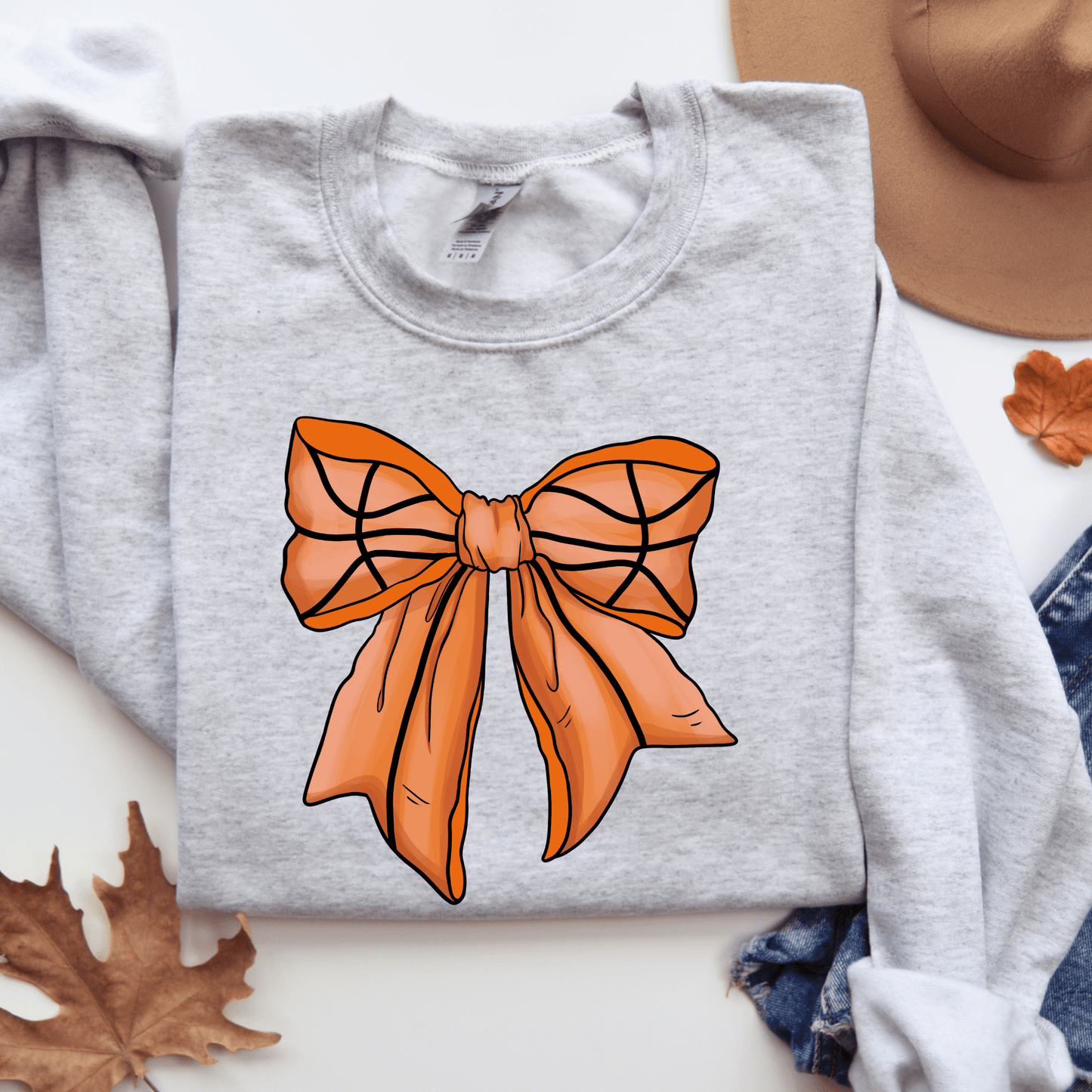 Basketball Bow Sweatshirt