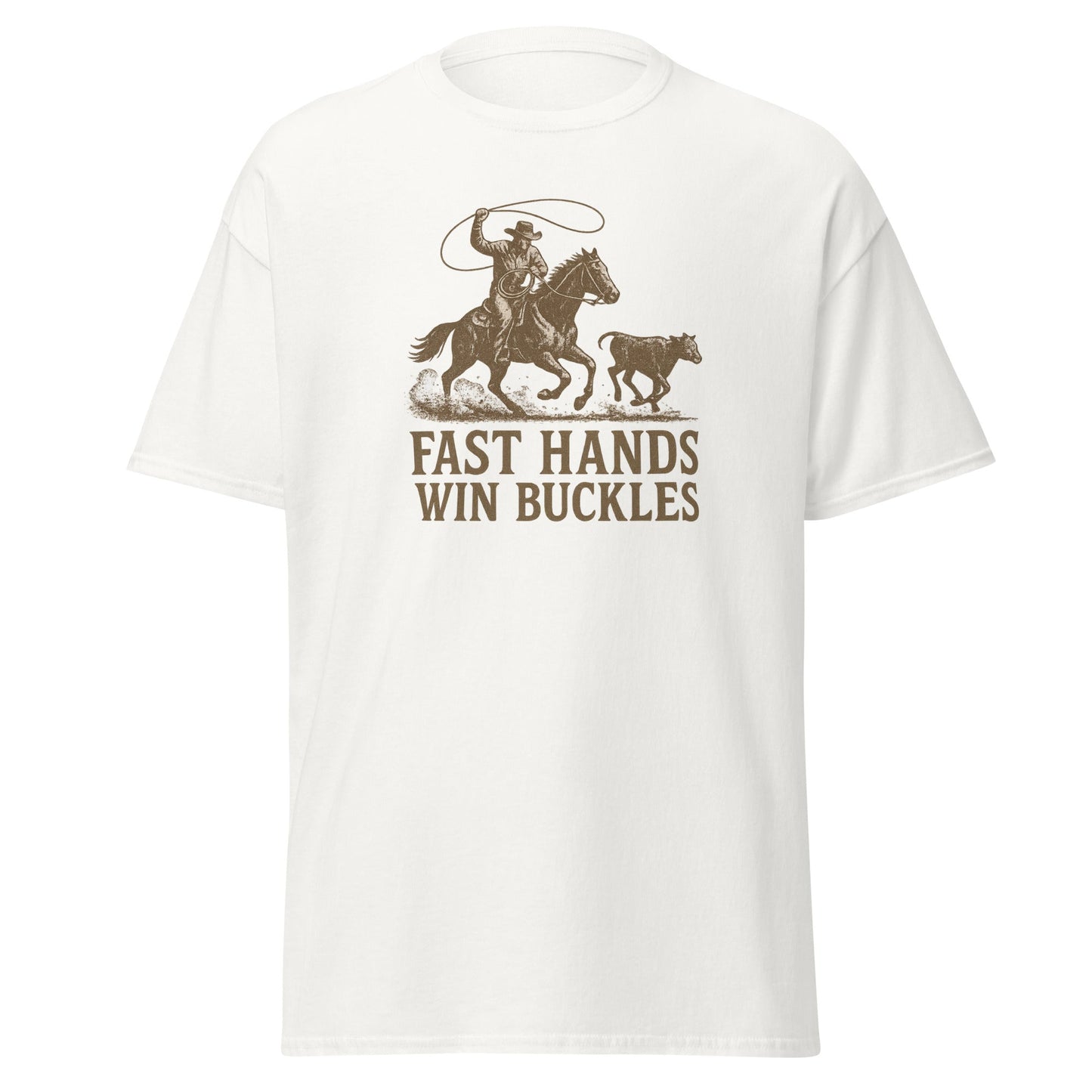 Fast Hands Win Buckles Men’s Graphic Tee