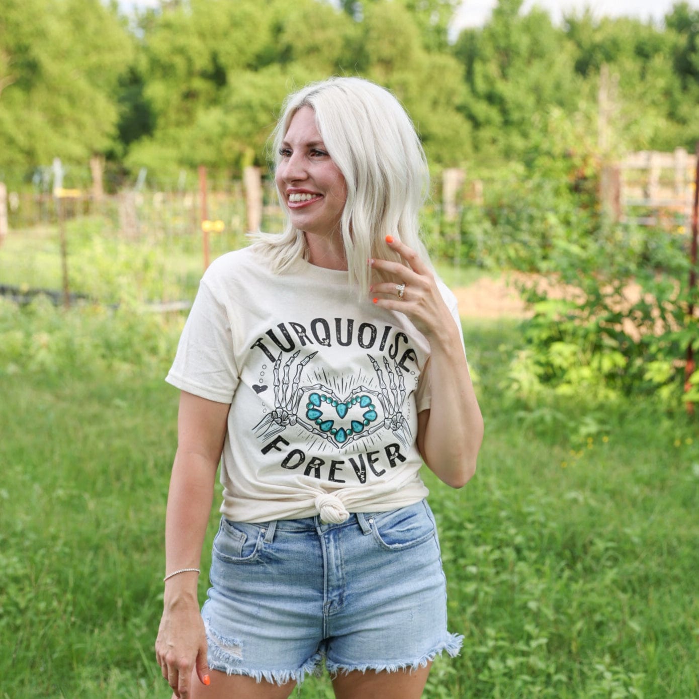 Turquoise Forever Graphic Tee