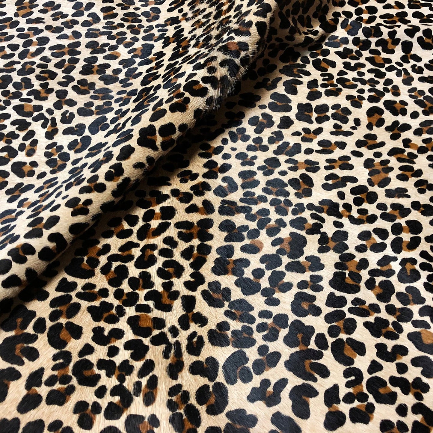 Leopard Cowhide Rug