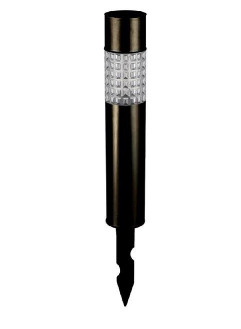 High End Modern Stainless Steel Solar Powered LED Bollard Pathway Light -15 Pack