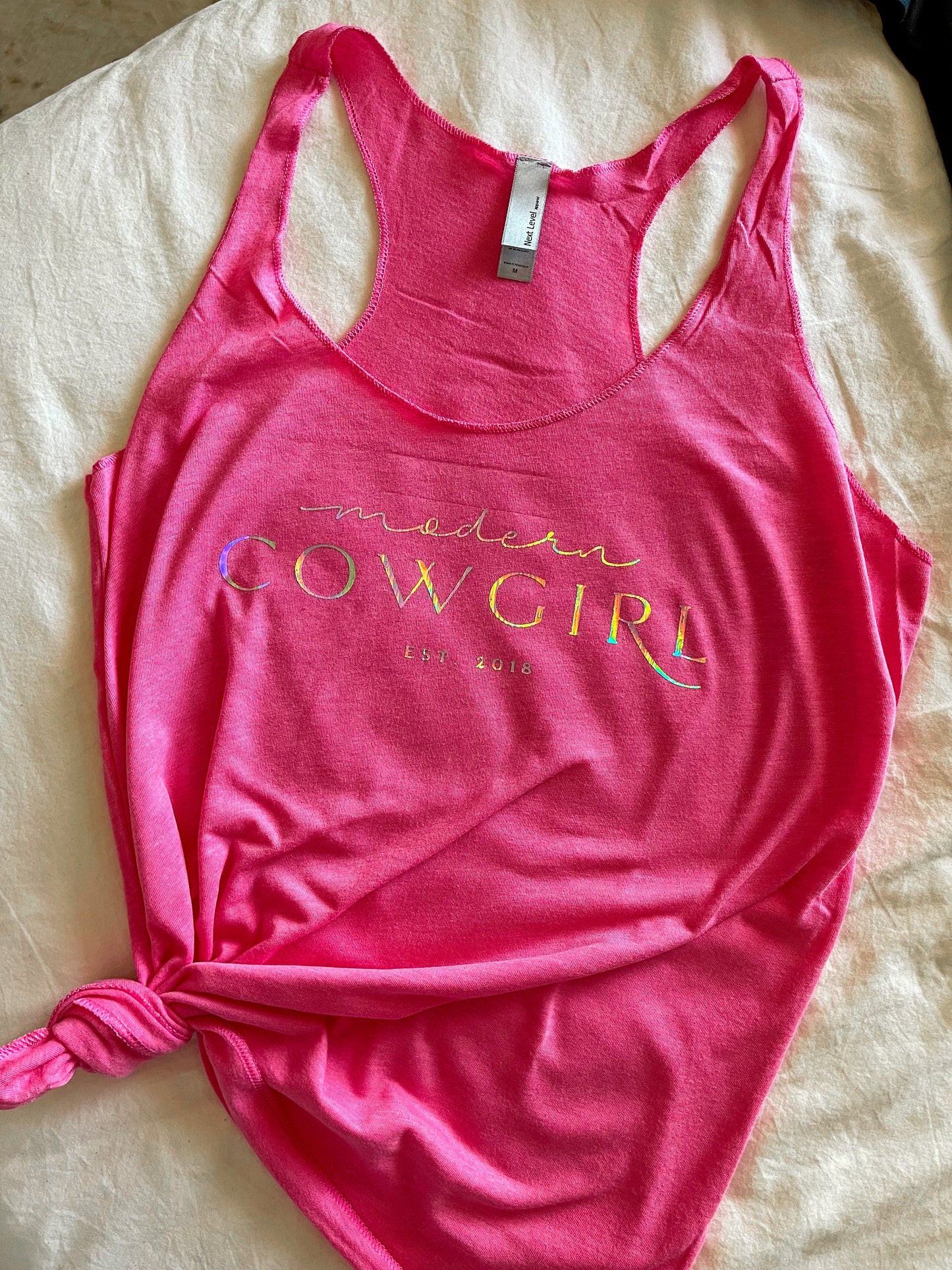 Custom Modern Cowgirl Razorback Tank