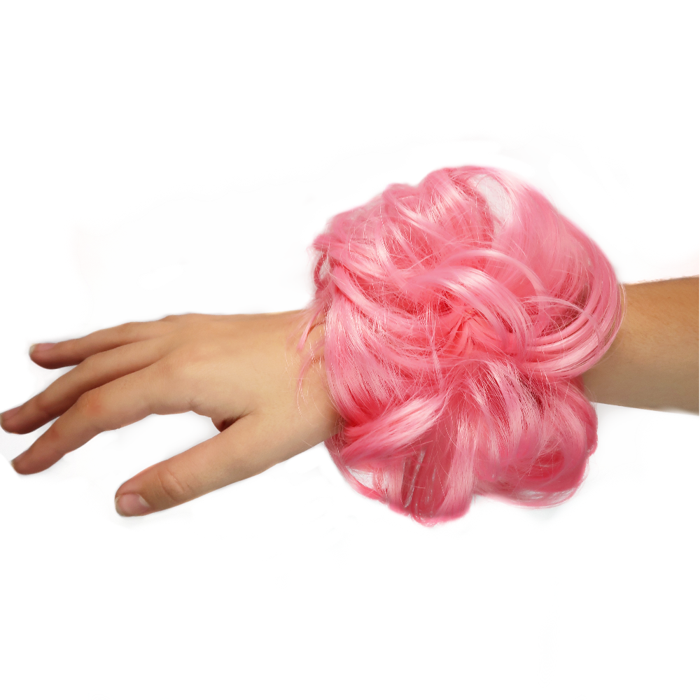 Cotton Candy Pink 2-Pack Hair Puffs