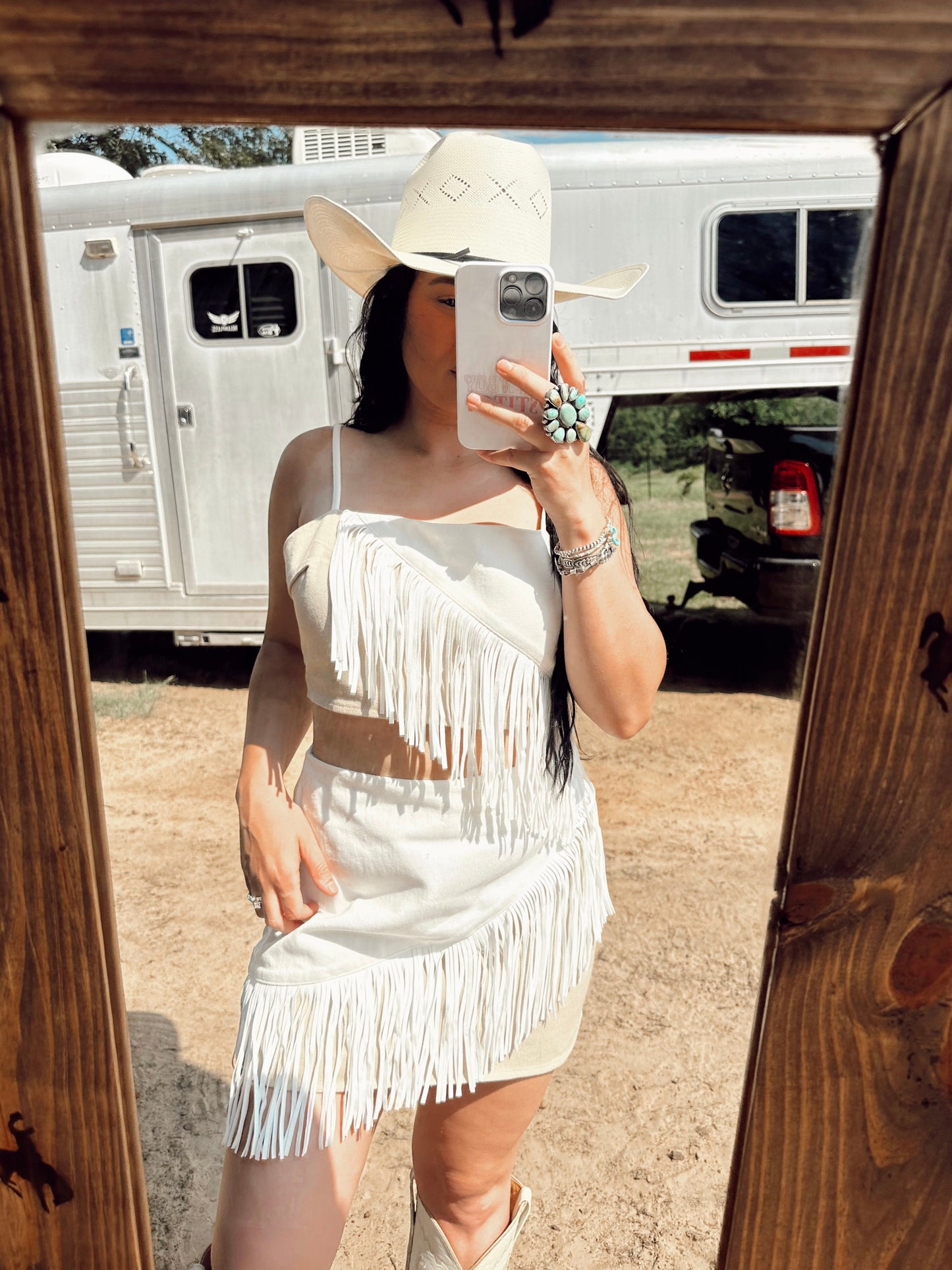 The Annie Fringe Skirt