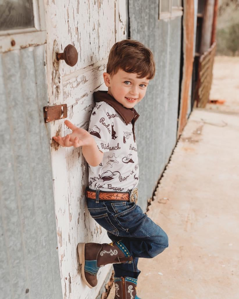 Shea Baby Cowboy Polo Shirt