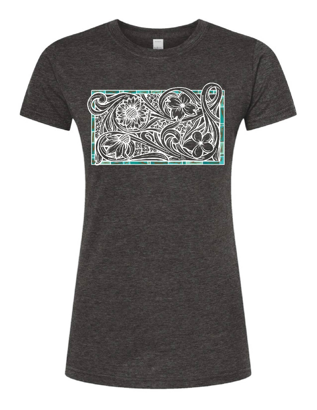 Tooled Floral Tee