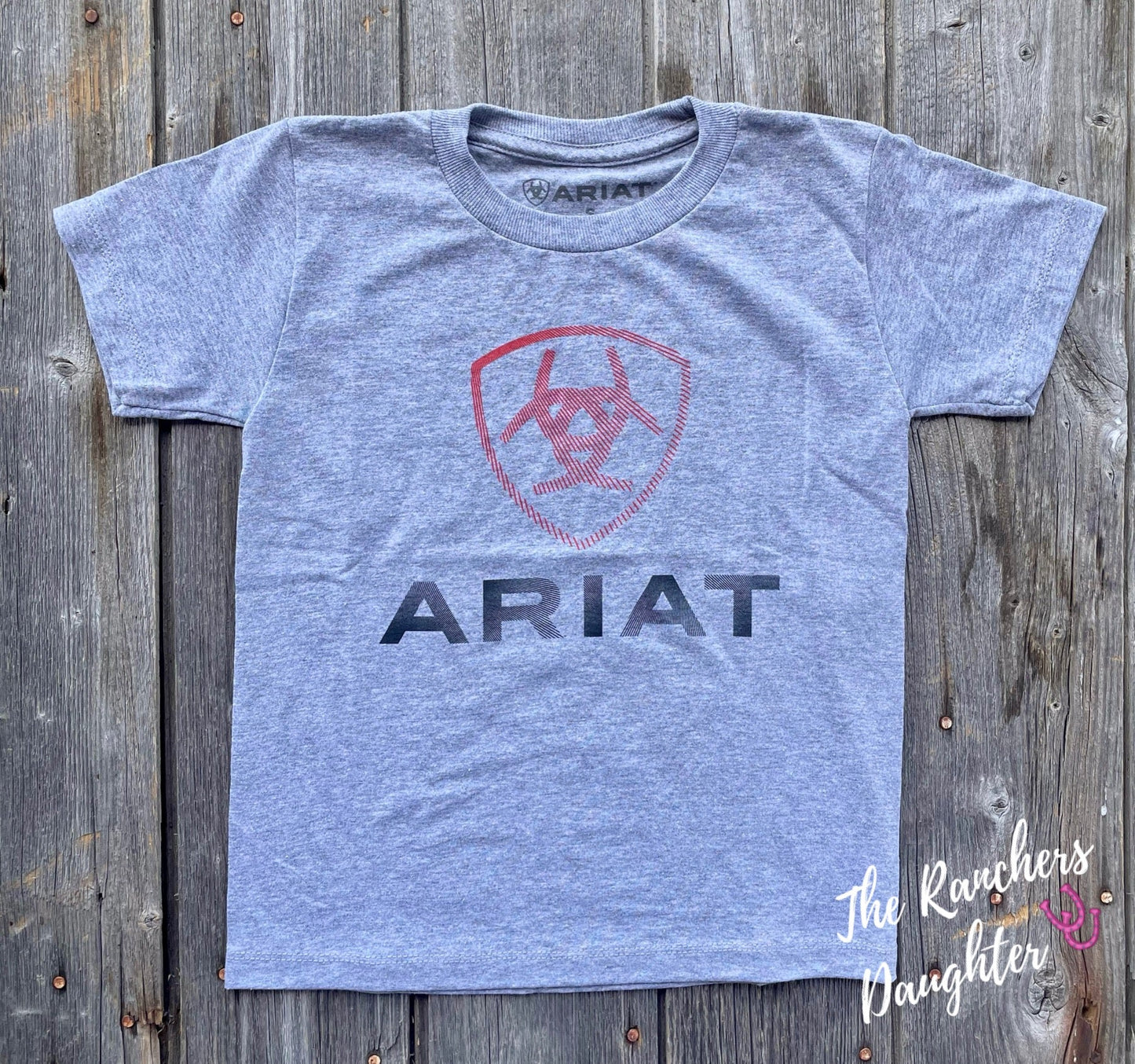 Ariat Boys Heather Grey Tee