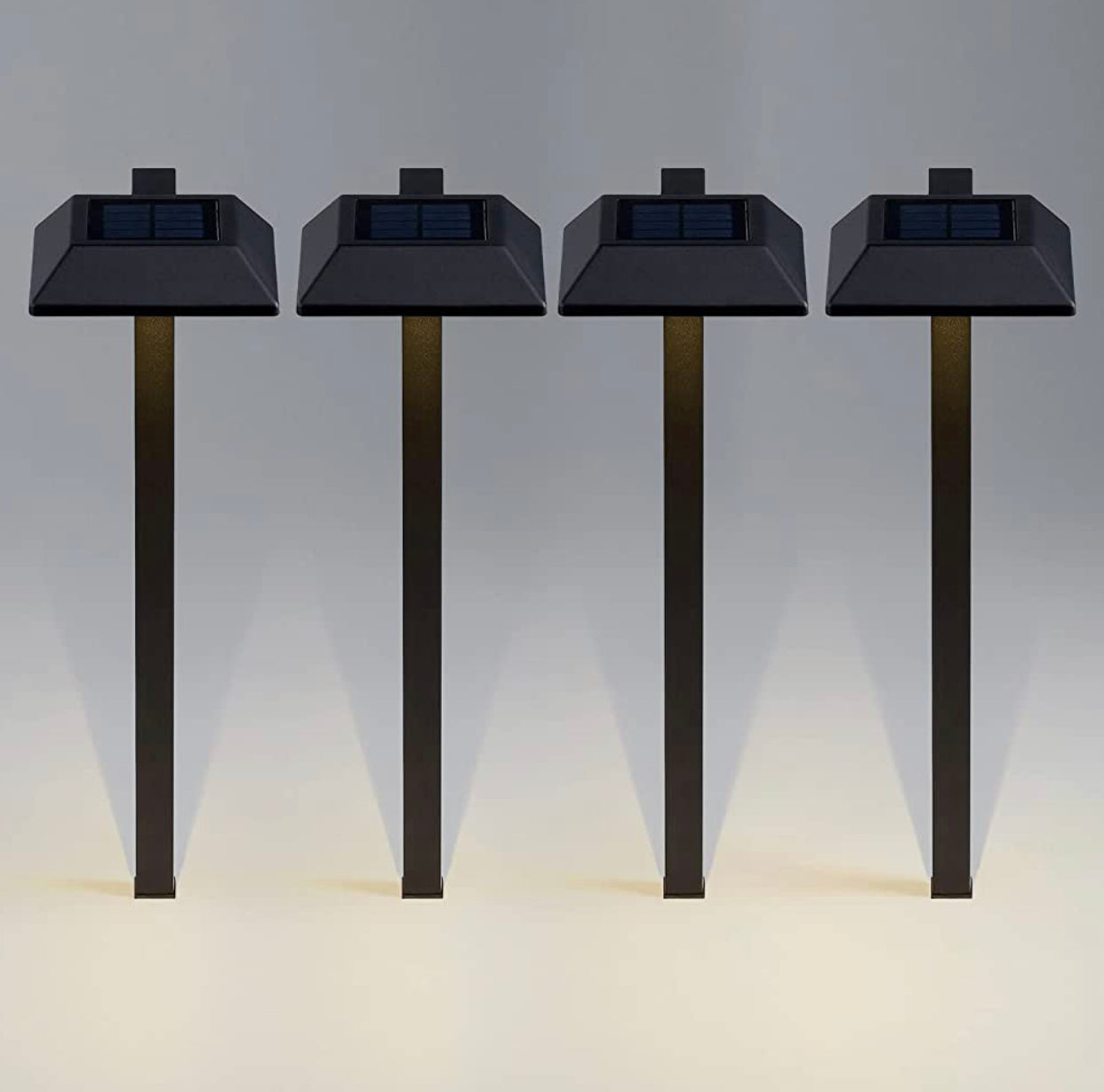 Energizer Solar LED Pathway Lights 30 Lumen Modern Down Light , 6-Pack