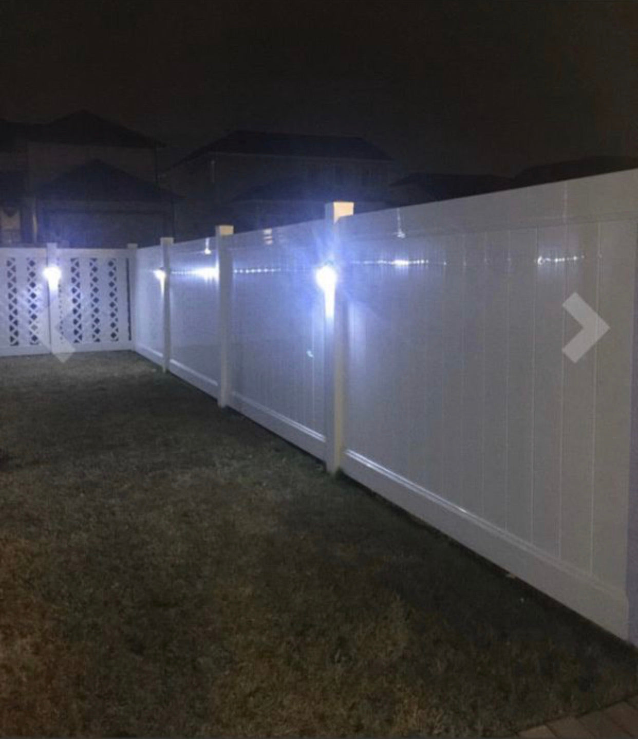 Living Accents Black Deck Solar Lights Powered LED Utility Light 4 Pack