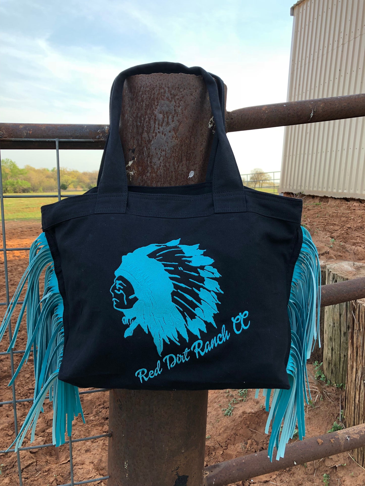 RDR Large Chief Tote Black/Turquoise