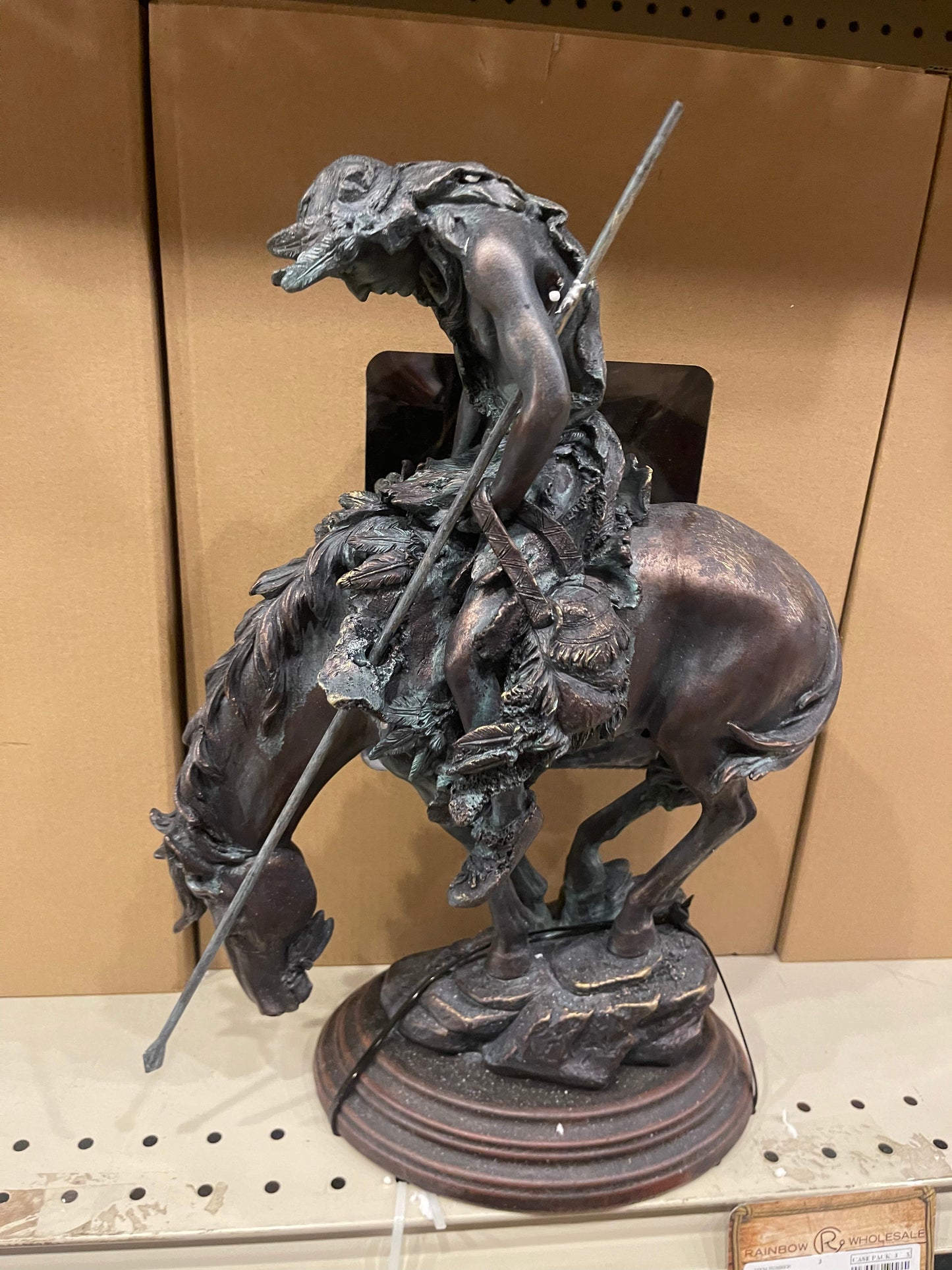 End of Watch Trail of Tears Native Horse Statue