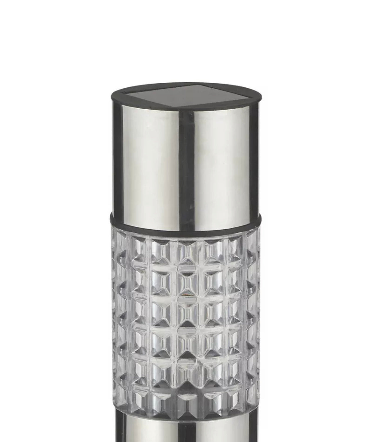 High End Modern Stainless Steel Solar Powered LED Bollard Pathway Light -15 Pack