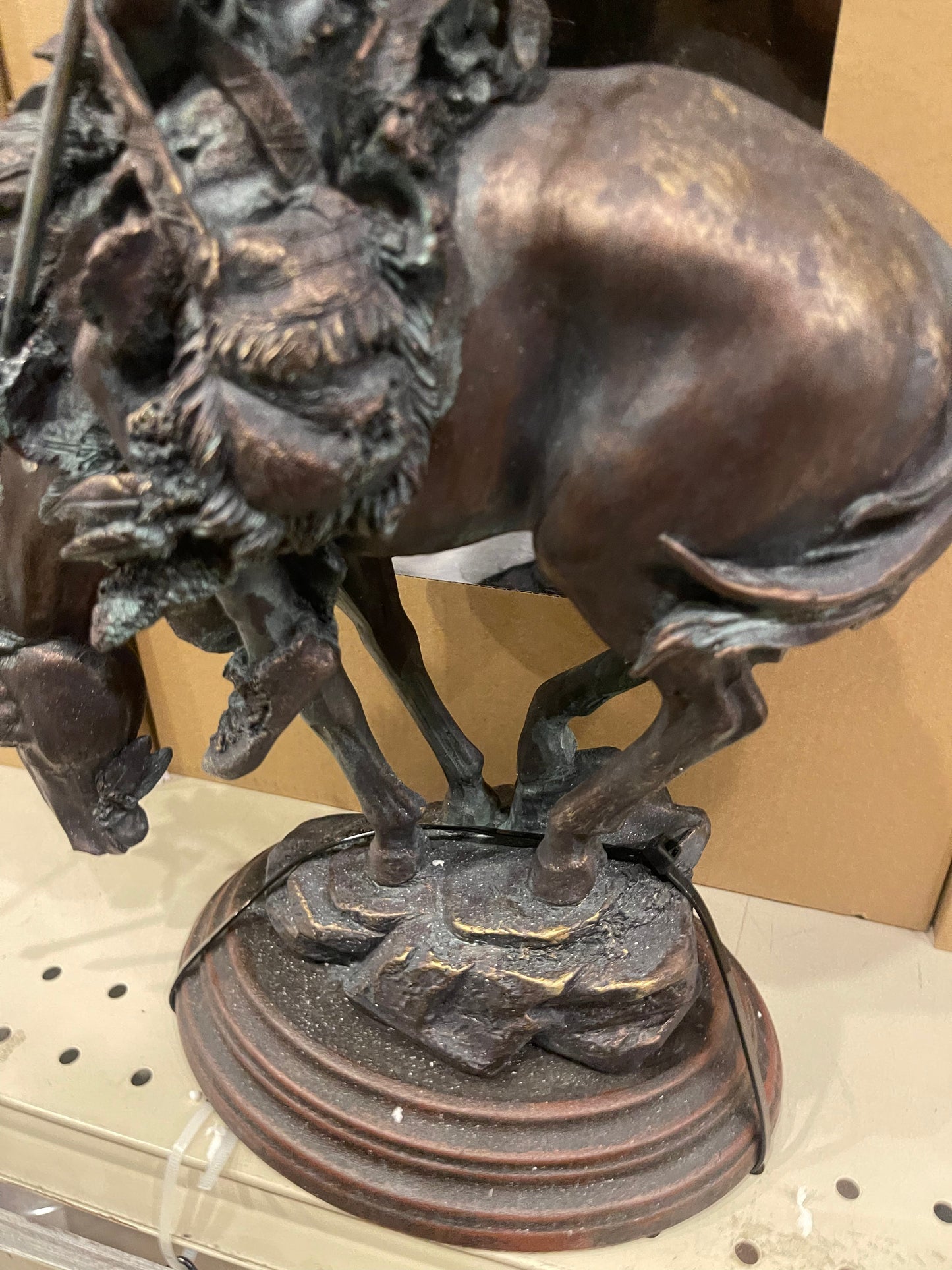 End of Watch Trail of Tears Native Horse Statue