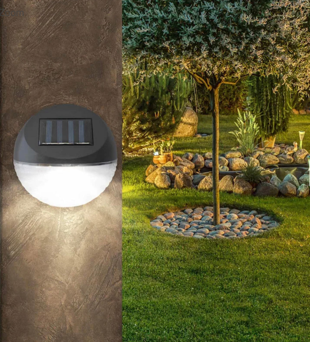 Living Accents Black Deck Solar Lights Powered LED Utility Light 4 Pack
