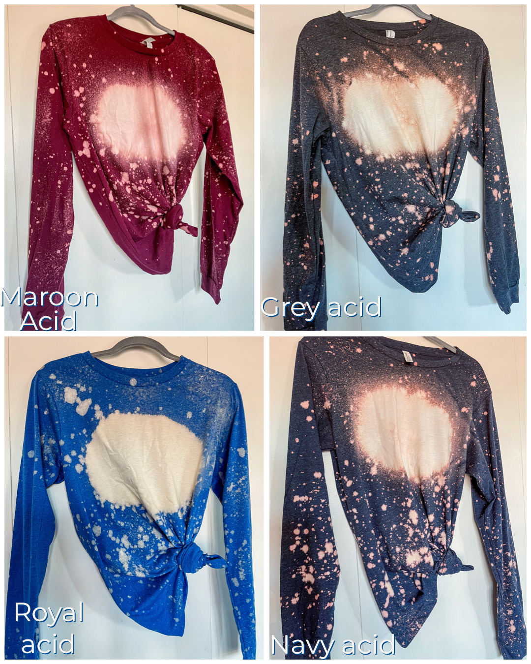 Custom Acid Wash Longsleeve