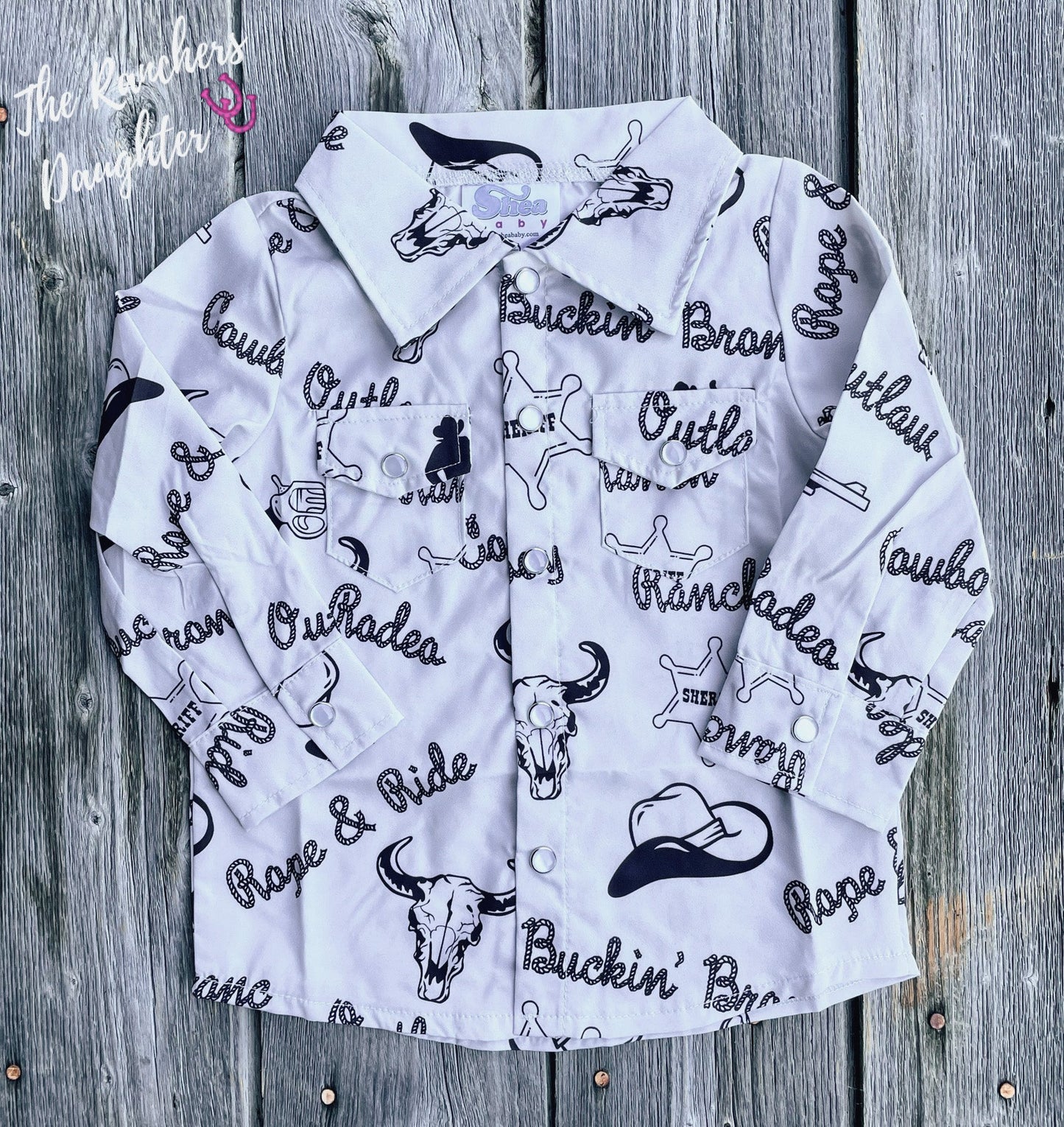 Shea Baby Cowboy Pearl Snap Shirt