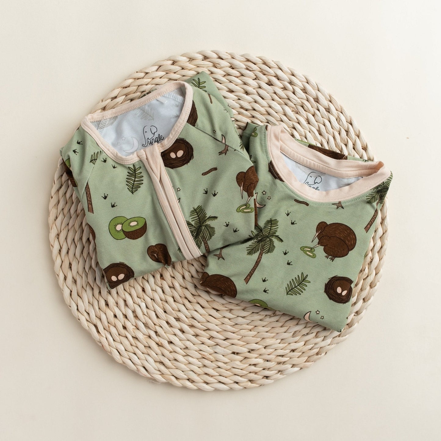 Kiwi Bird Kids Two-Piece Pajamas