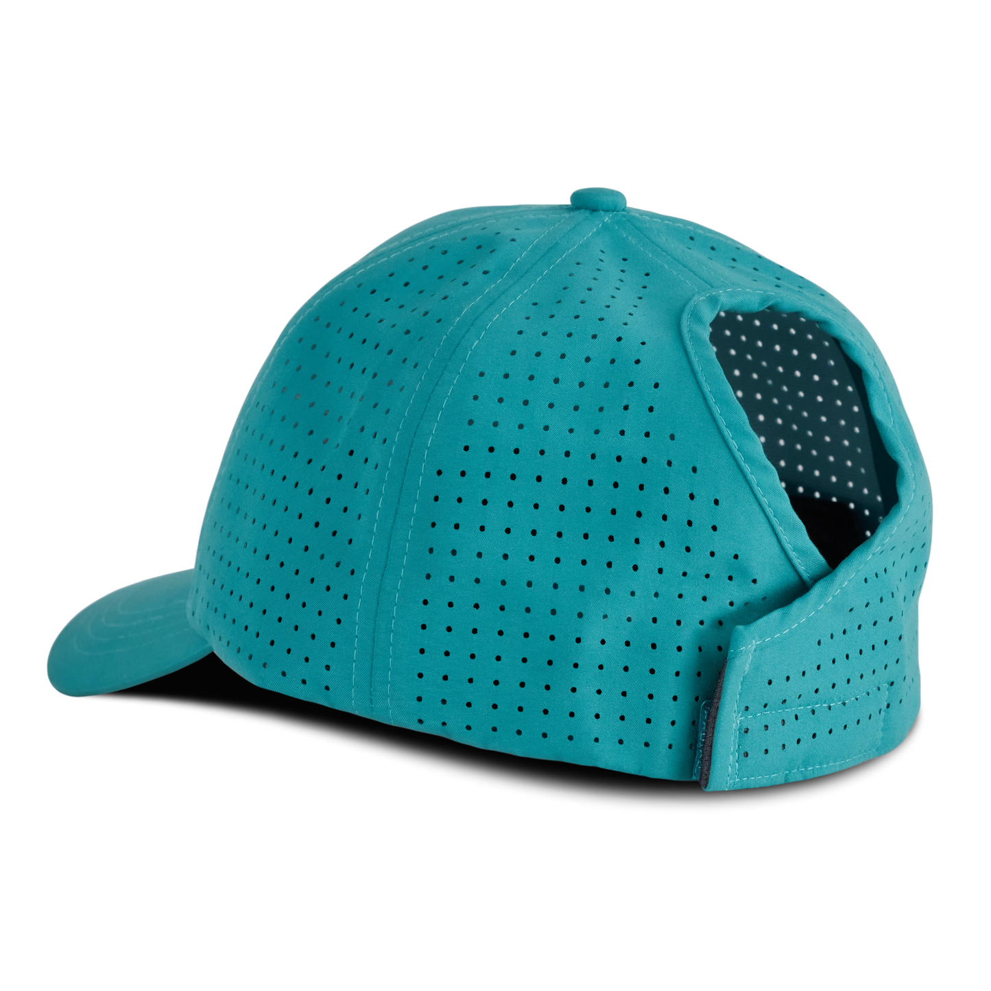 Ladies Ponytail Cap - Turquoise