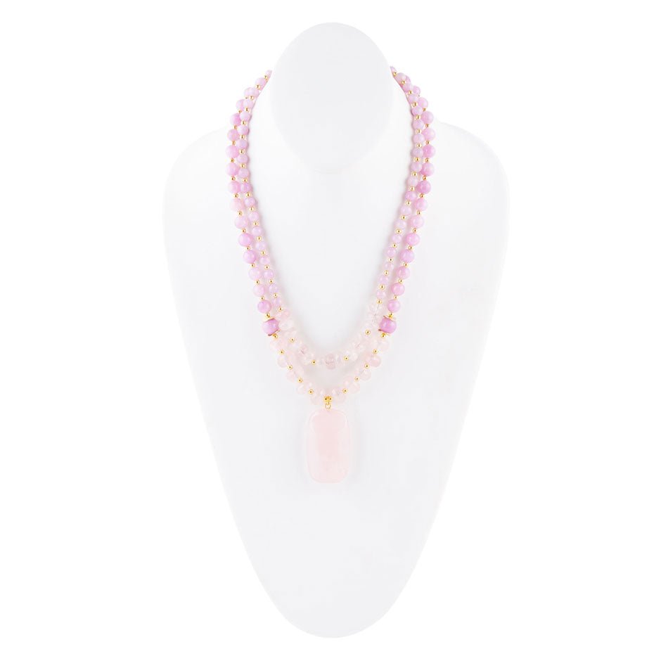 Lilac Jade Statement Necklace