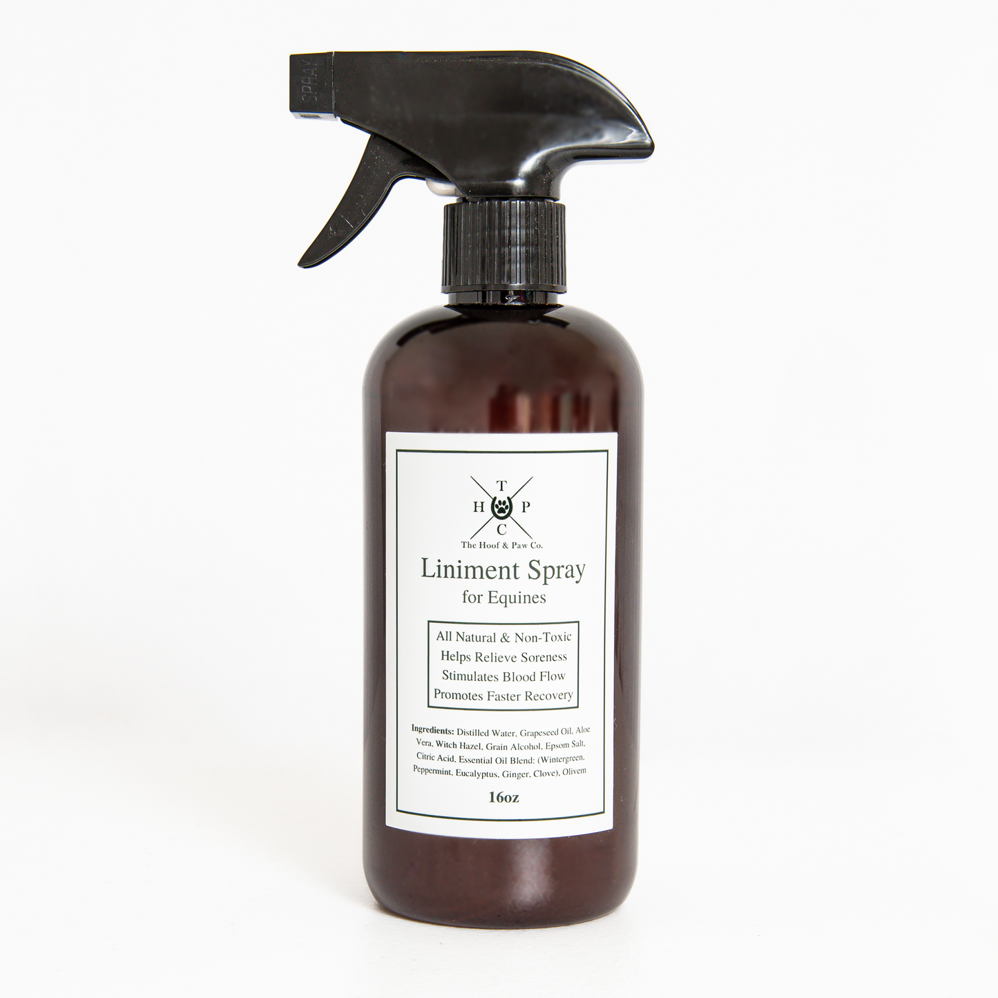 All Natural Liniment Spray - For Horses - 16oz
