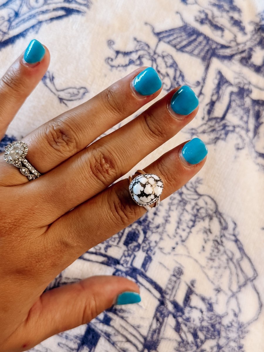 Loraine White Buffalo Ring
