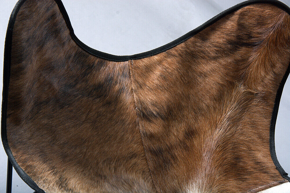 Made In Usa Genuine Leather Butterfly Folding Chair Modern Sling Seat